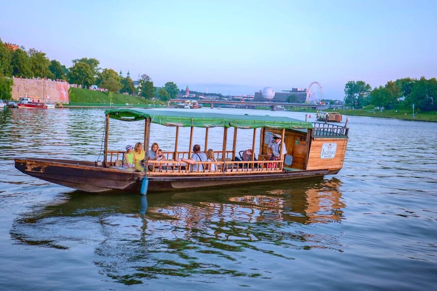 Krakow: Vistula River Sightseeing Cruise ️ - The Zwierzyniec bank and John Paul II’s house