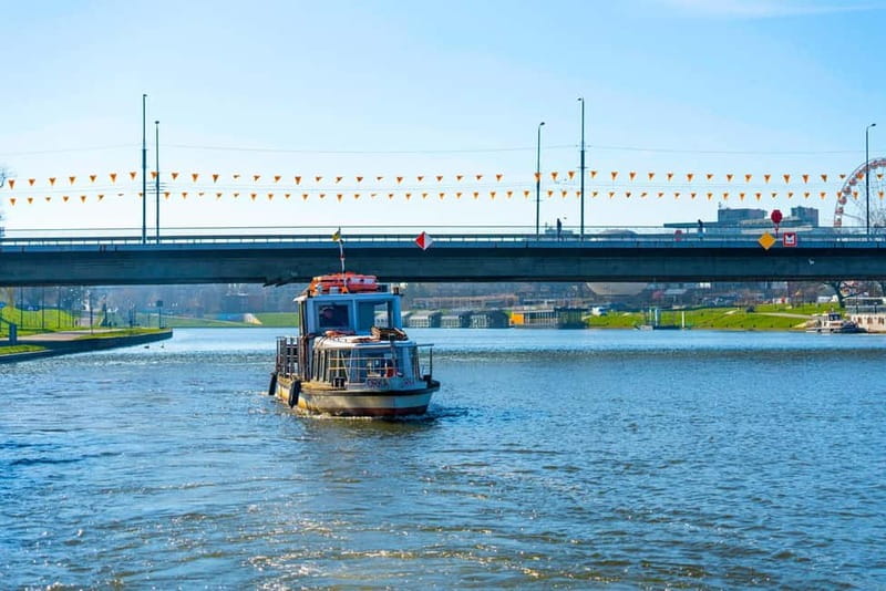 Krakow: Vistula River Sightseeing Cruise with Audio Guide - Father Bernatek’s Bridge and Kazimierz