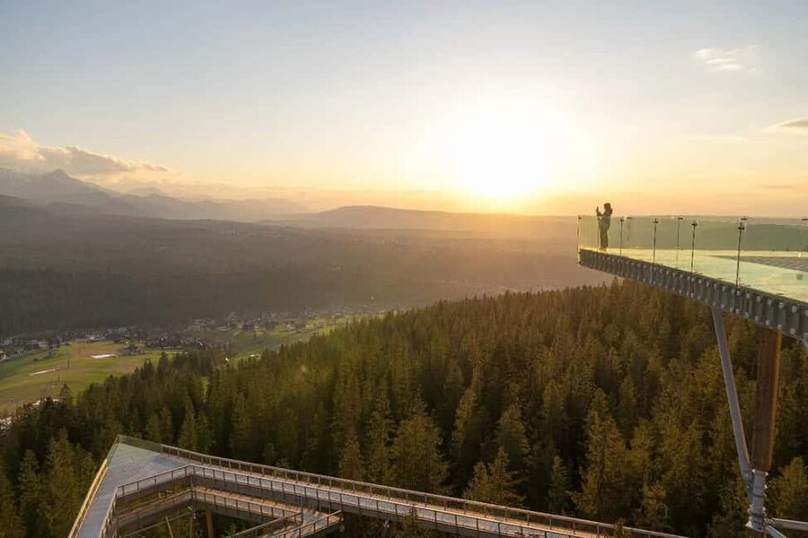 Krakow: Zakopane, Thermal Baths and Gorce Park Treetop Walk - Brama w Gorce and the treetop walk