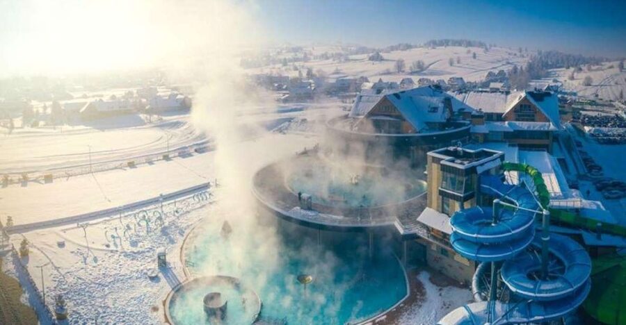 Krakow : Zakopane Tour + Thermal Pools with Hotel Pickup - The long ride from Krakow into the Tatra foothills