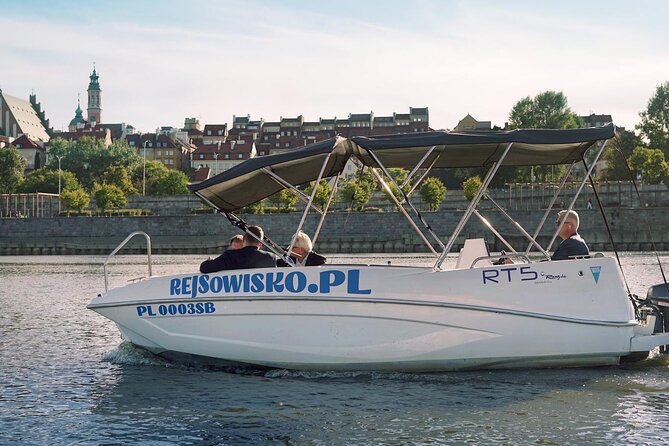 Private Cruise on Vistula in Warsaw for 9 with our Helmsman - Four bridges, four different views