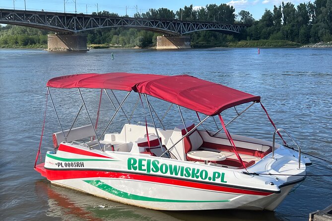 Private Cruise on Vistula in Warsaw for 9 with our Helmsman - The Museum of Modern Art and a changing riverfront