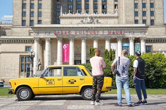 Private Historical Tour of Warsaw by a Retro Fiat with Pickup - POLIN and the surviving traces of the Jewish ghetto