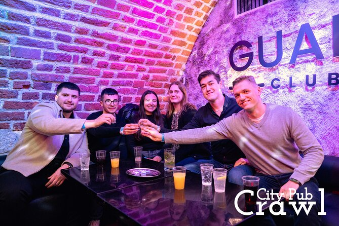 Pub Crawl Unlimited Drinks then 5 Best Clubs in Krakow with VIP - Who will get the best value from $35.98