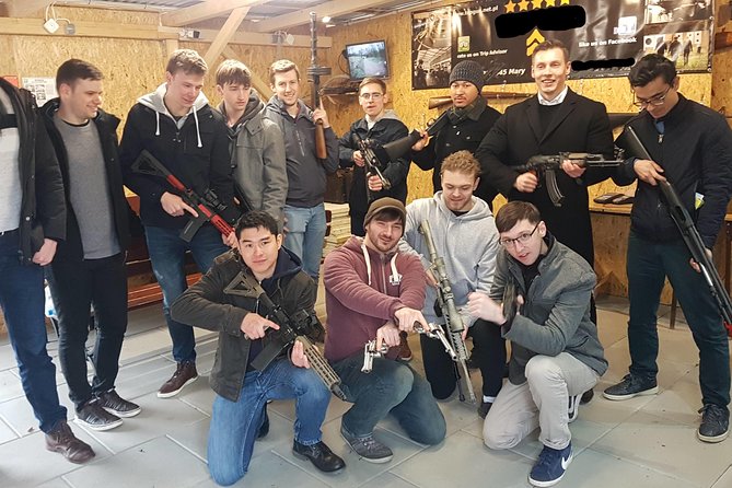 Shooting Krakow+REAL GUN+priv round trip transfer from your hotel - Choosing between pistols, rifles, and larger firearms