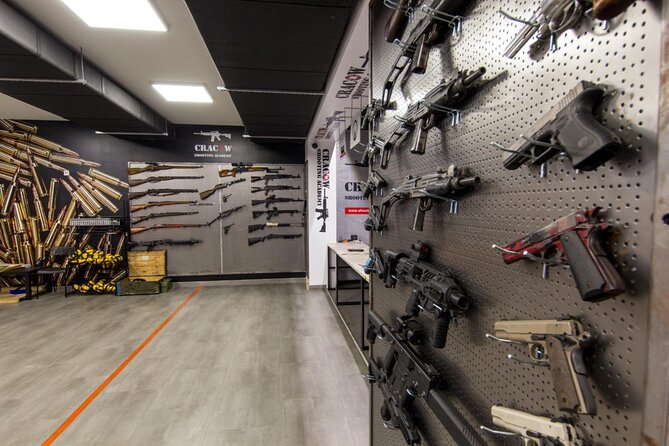 Shooting Range: Best value shooting package with hotel pickup - Arriving at Cracow Shooting Academy or Big Gun Shooting Range