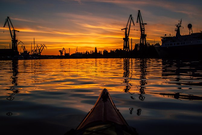 Sunset Kayak Tour - The SS Sołdek and the industrial waterfront