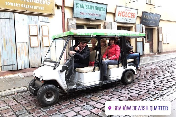 The best view of Krakow from Golf Cars - From the medieval gate to the Old Town park