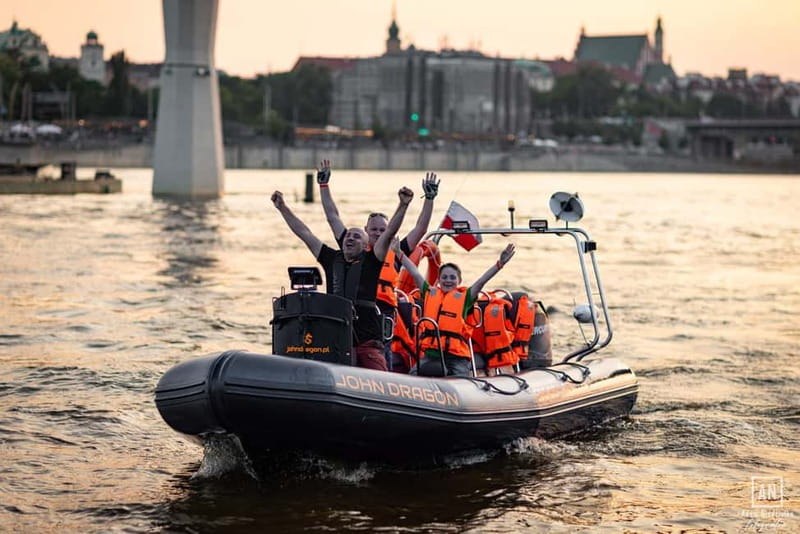 Warsaw: Adrenaline Ride on the Vistula River (Wisła) - Copernicus, the Mermaid, and the Vistula Boulevards