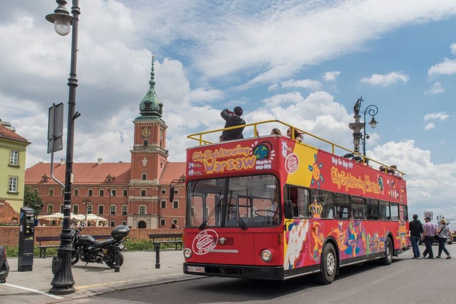 Warsaw: City Sightseeing Hop-On Hop-Off Bus Tour - The Red Route, from Old Town to Praga