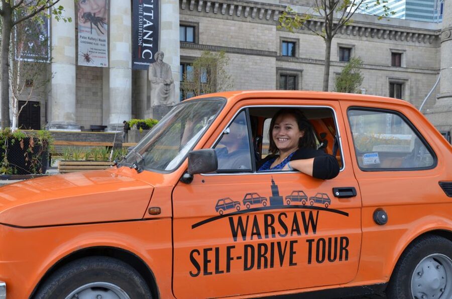 Warsaw: Communist History Self-Driving Tour - The Communist Party building and its second life