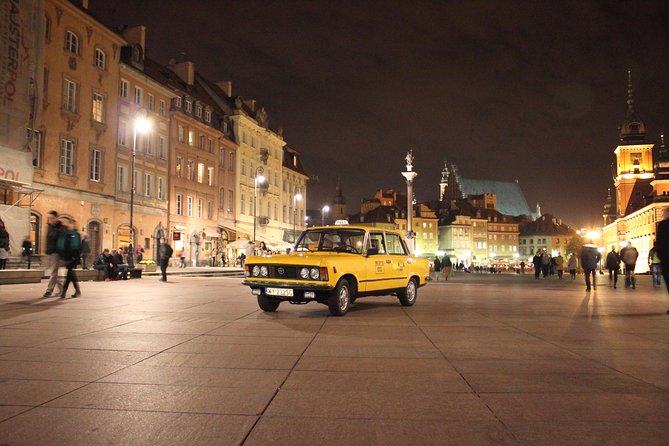 Warsaw Evening Private Tour by Retro Fiat - Old Town Market Square and the symbols of Warsaw