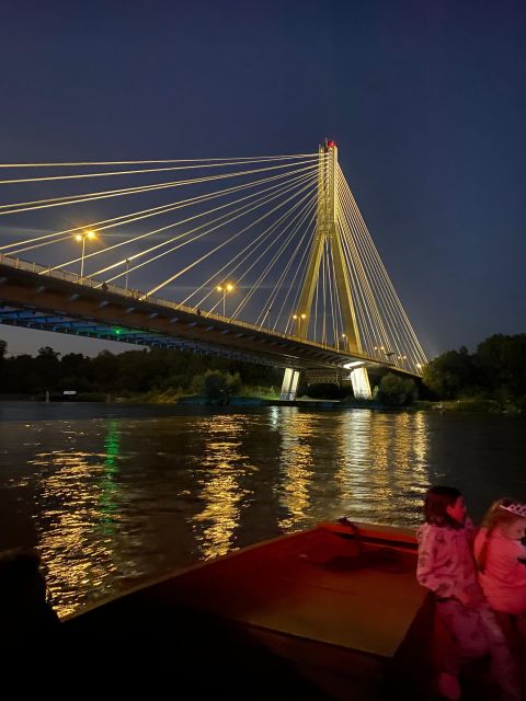Warsaw: Evening Vistula Cruise with Welcome Drink - Returning past Poniatowka beach and PGE Narodowy