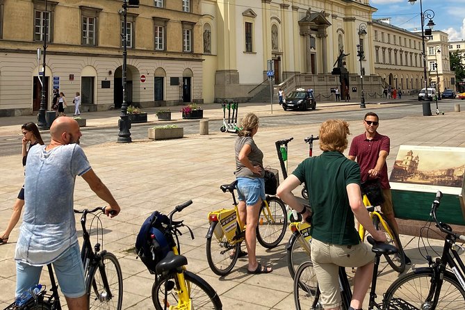 Warsaw Highlights by Bike with Breathtaking Sceneries - Royal Warsaw around Castle Square