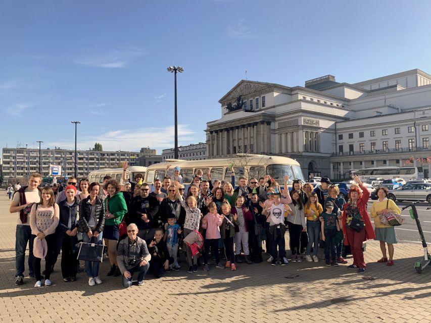 Warsaw: Highlights Guided Retro Bus Tour - The Old Town and a city rebuilt from scratch