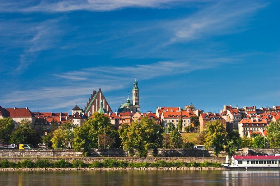 Warsaw: Old and New Town Private Walking Tour - The Barbican, old walls, and a view toward the Vistula