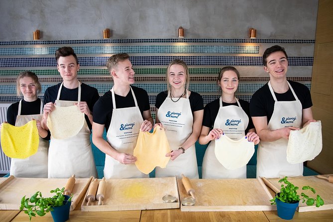 Warsaw's No 1 cooking class-Polish dumplings with liqueur tasting - Kneading, Rolling, and Folding the Dough