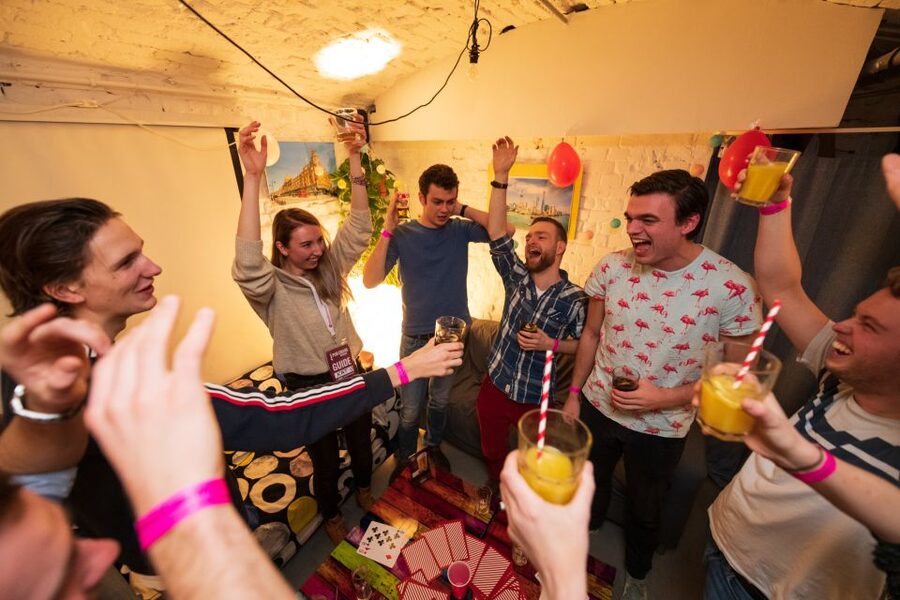 Warsaw: The Original Pub Crawl - The first bars: shots, games, and changing venues
