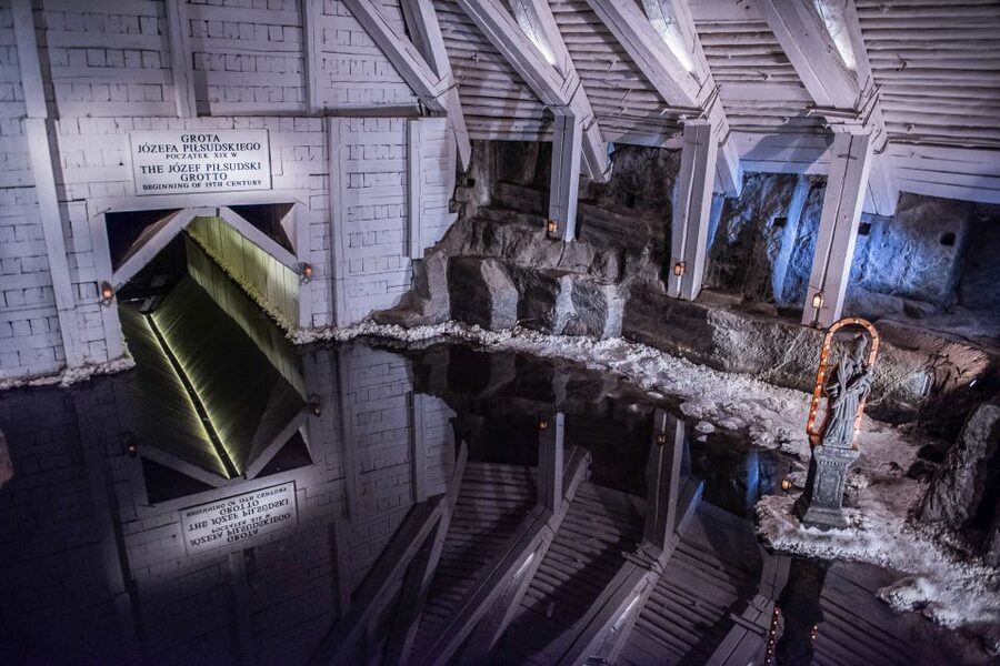 Wieliczka Salt Mine Tour Including Hotel Pick-Up - Walking down 378 stairs into the mine