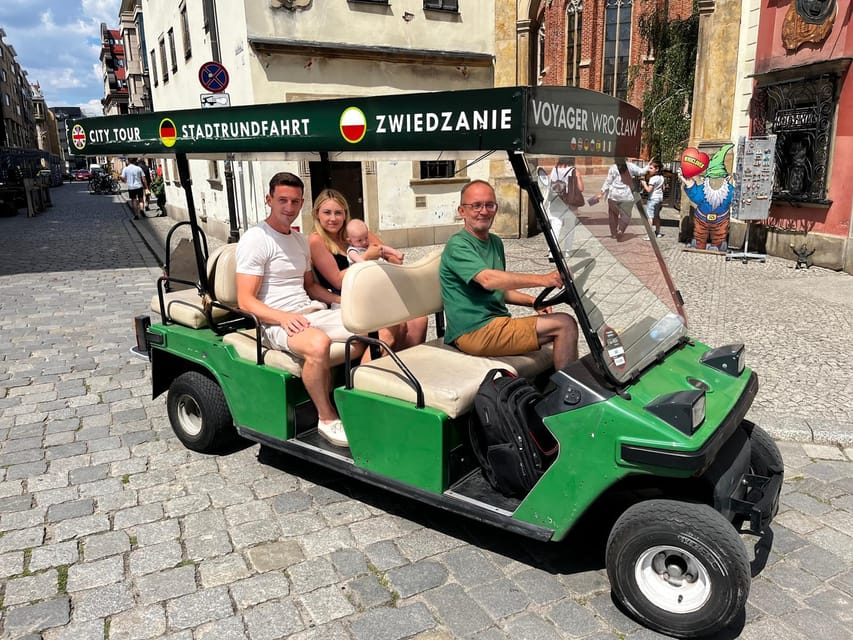 Wroclaw: City Tour Sightseeing By Golf Cart Shared Or Privat - Sand Island and Cathedral Island