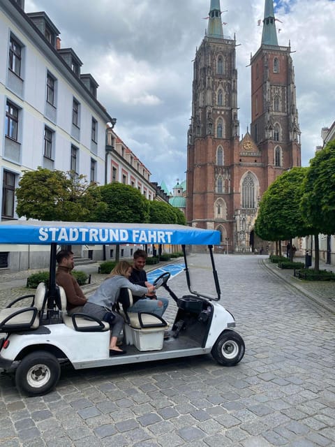 Wroclaw: City Tour Sightseeing By Golf Cart Shared Or Privat - From St. Elizabeth’s Church to the Old Meat Market