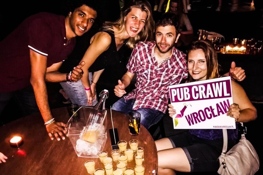 Wroclaw Pub Crawl with Free Drinks - Moving through four or five nightlife stops